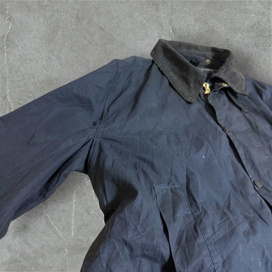 【J3】英国製Barbourバブアーボーダーオイルドジャケット1995年製