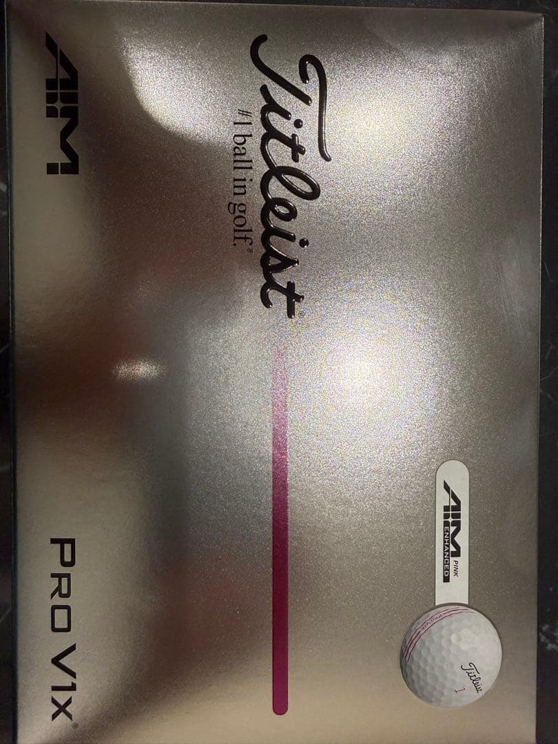 Titleist Pro V1x ゴルフボール ピンク