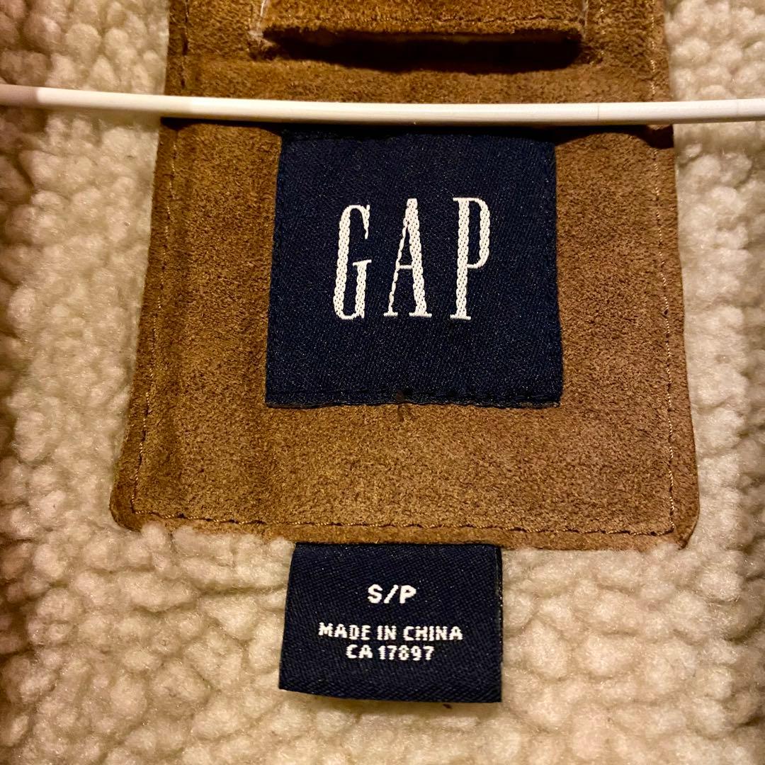 Old GAP スエードジャケット 牛革 トラッカー ランチジャケット