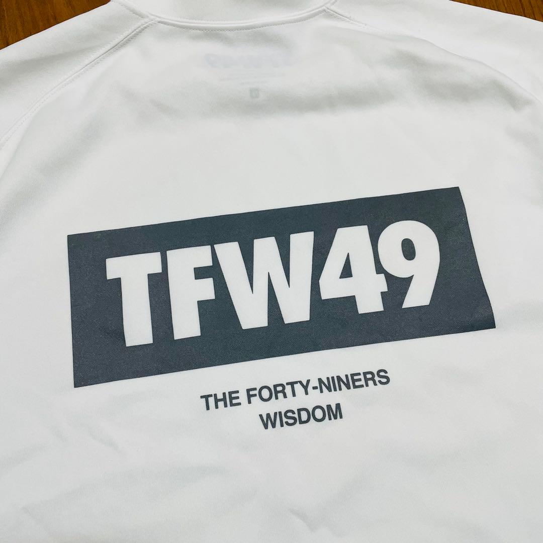 TFW49 モックネック　Tシャツ ホワイト　XLゴルフ