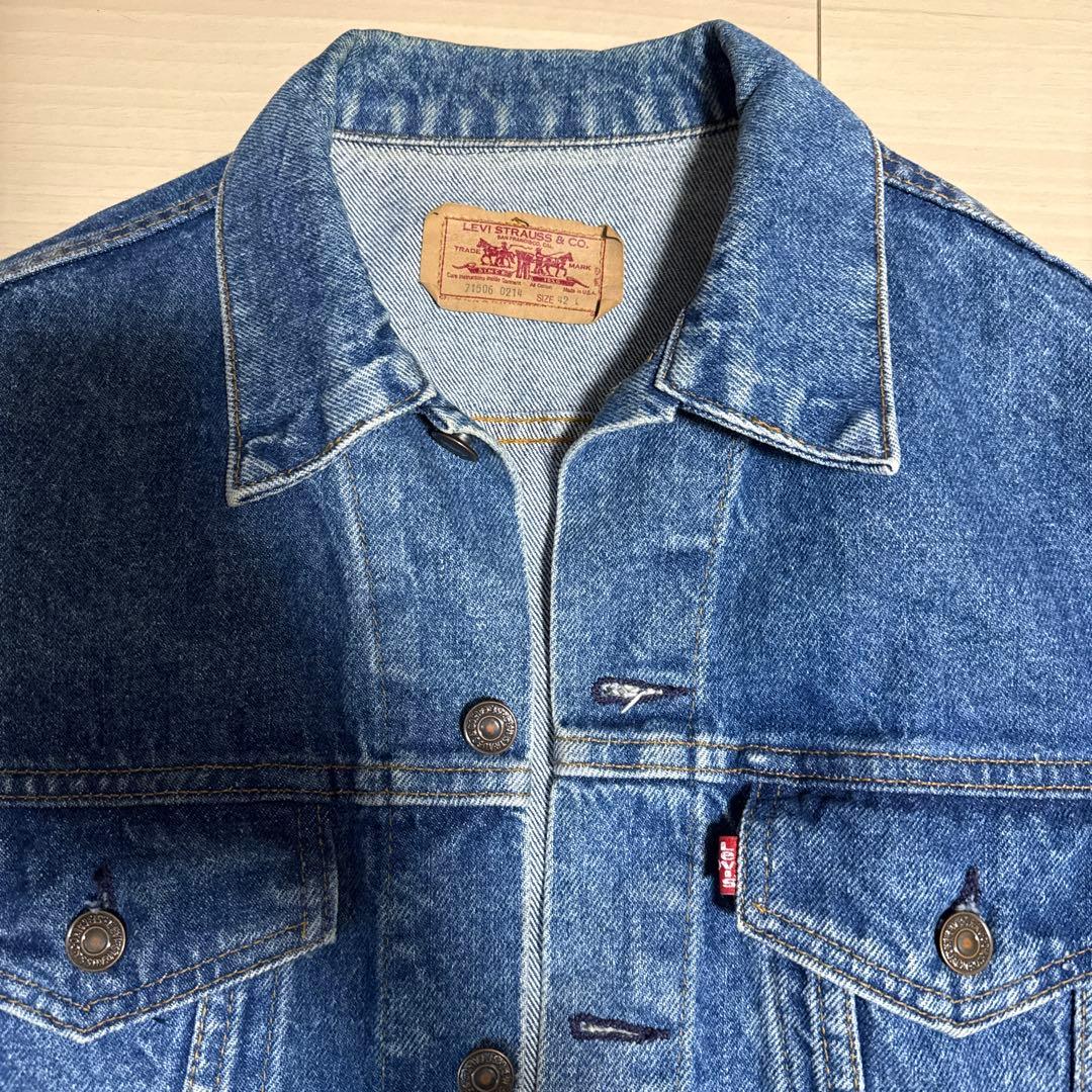 Levi's 古着　デニムジャケット サイズ42 bump 藤原
