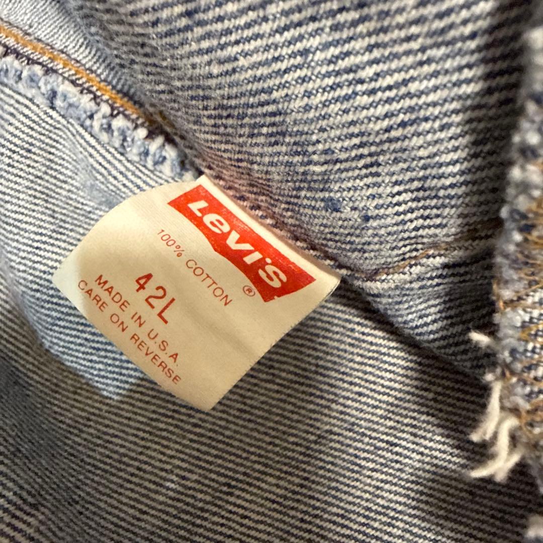 Levi's 古着　デニムジャケット サイズ42 bump 藤原