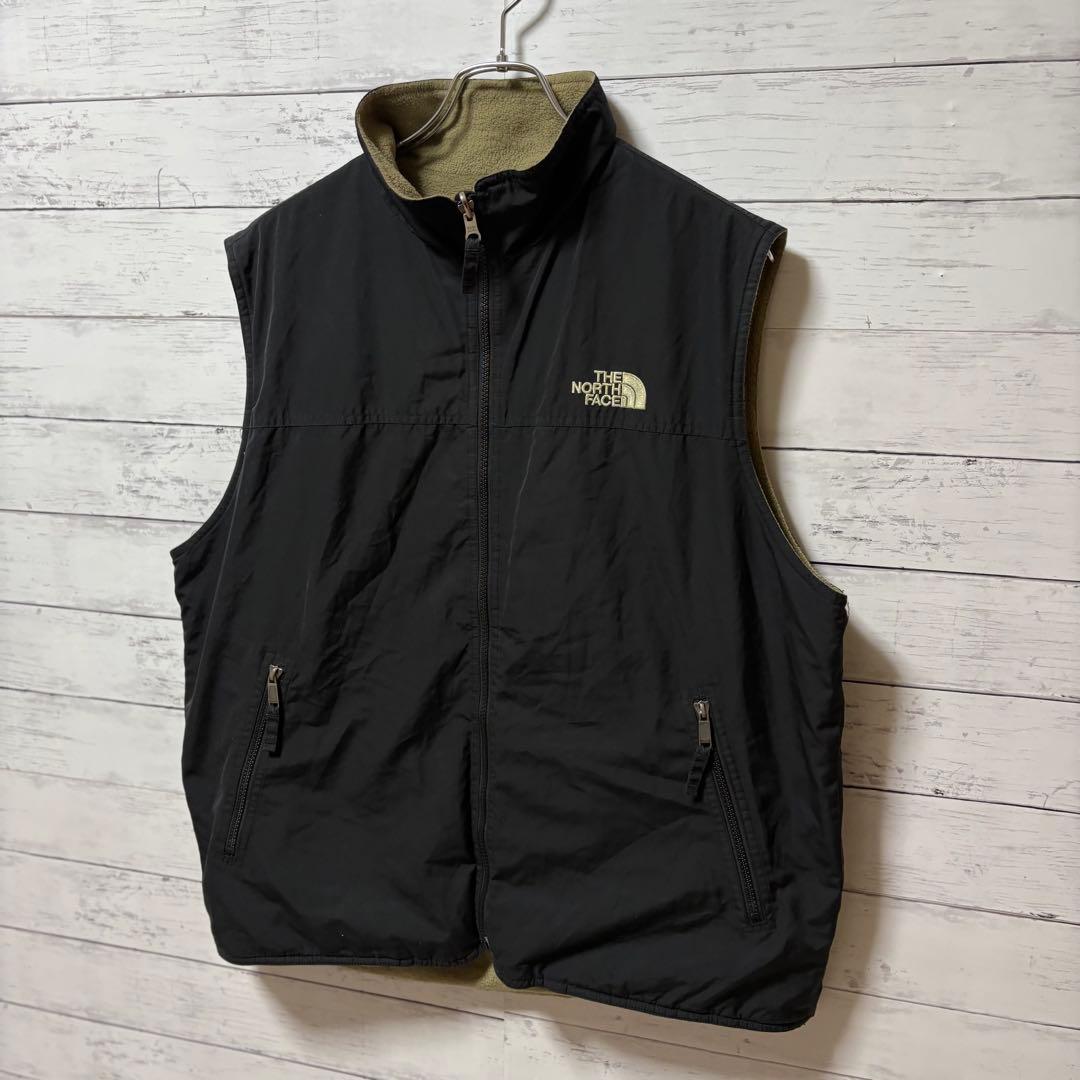 【希少】THE NORTH FACE メンズ XL ブラック/ベージュ ベスト
