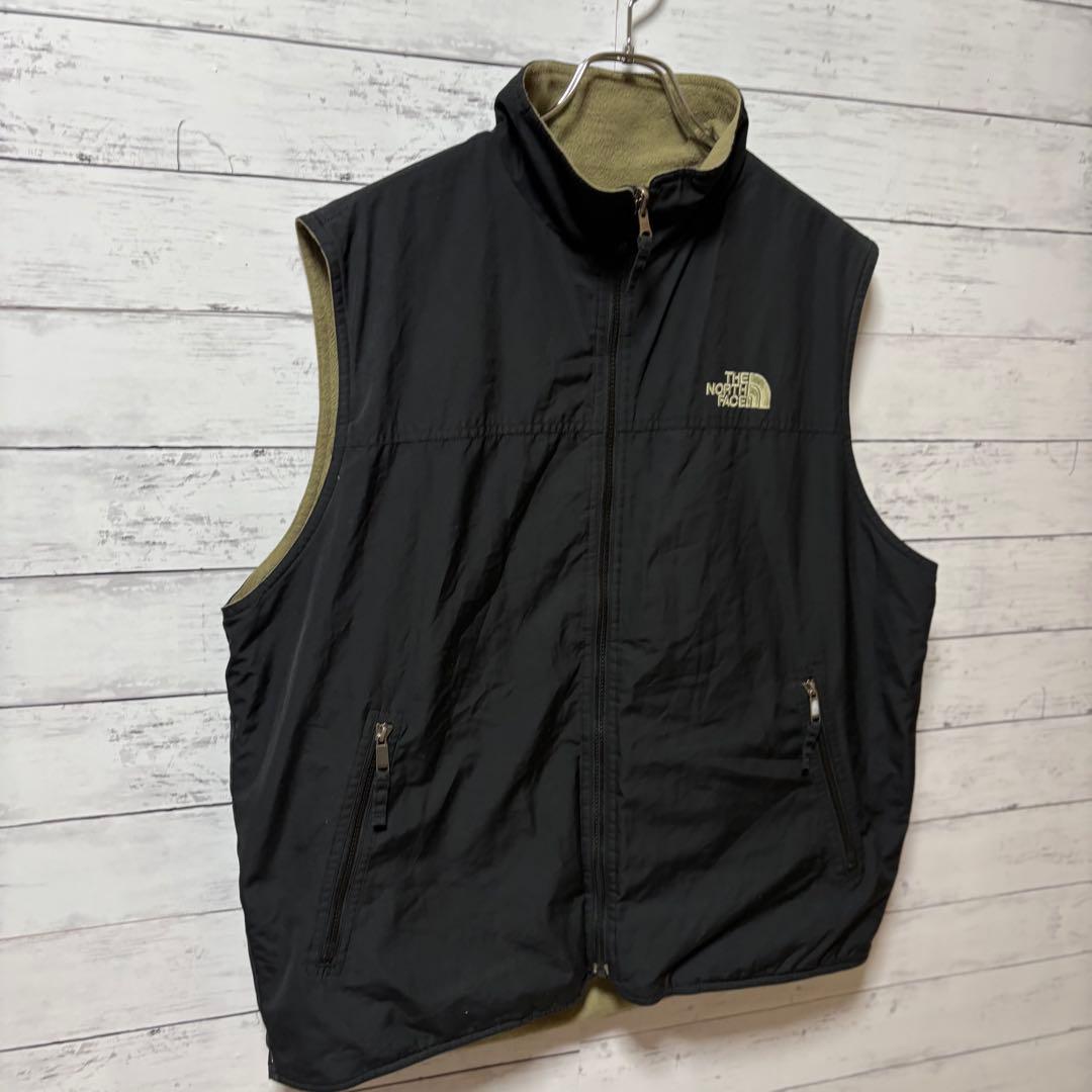 【希少】THE NORTH FACE メンズ XL ブラック/ベージュ ベスト