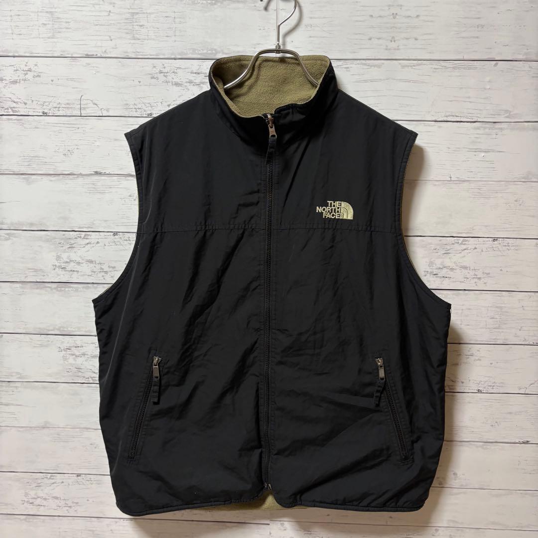 【希少】THE NORTH FACE メンズ XL ブラック/ベージュ ベスト