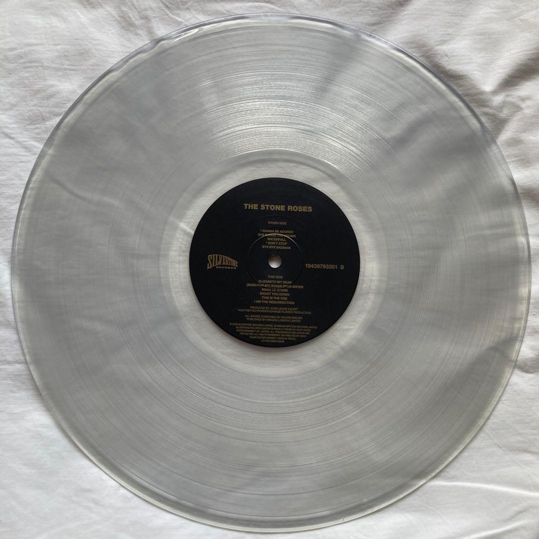 【THE STONE ROSES】クリアビニールLPレコード