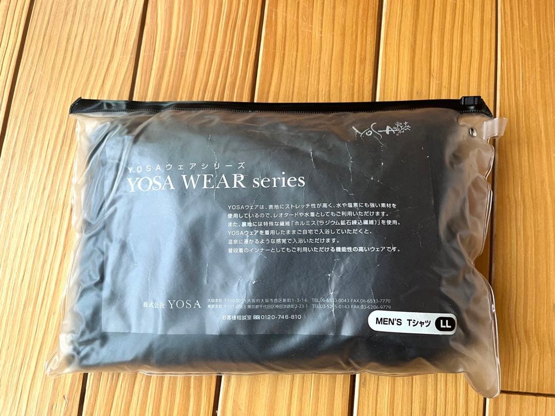新品　未使用品　yosa ウェア　メンズ　Tシャツ LL