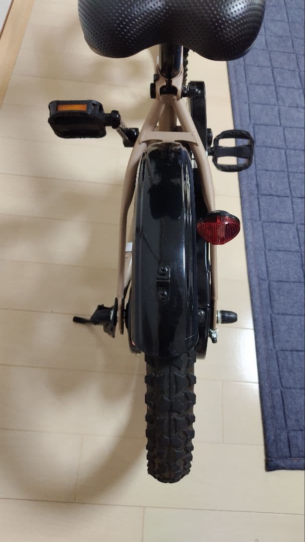 Jeep 子供用自転車 ベージュ 前面バスケット付き