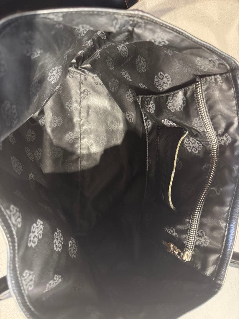 CHROME HEARTS/クロムハーツ /クロスパッチ レザーFSトートバッグ