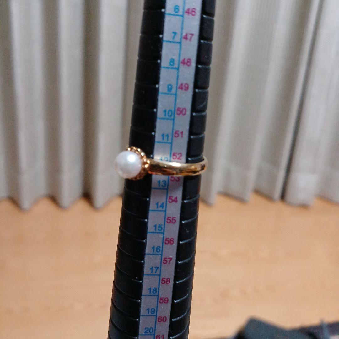 K18パールリング