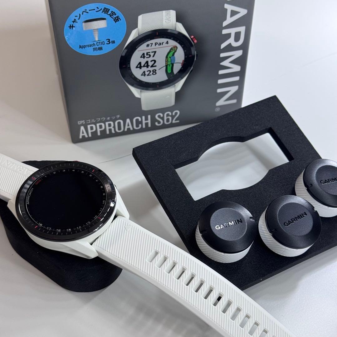 Garmin Approach S62 GPSナビ ホワイト ＋おまけ