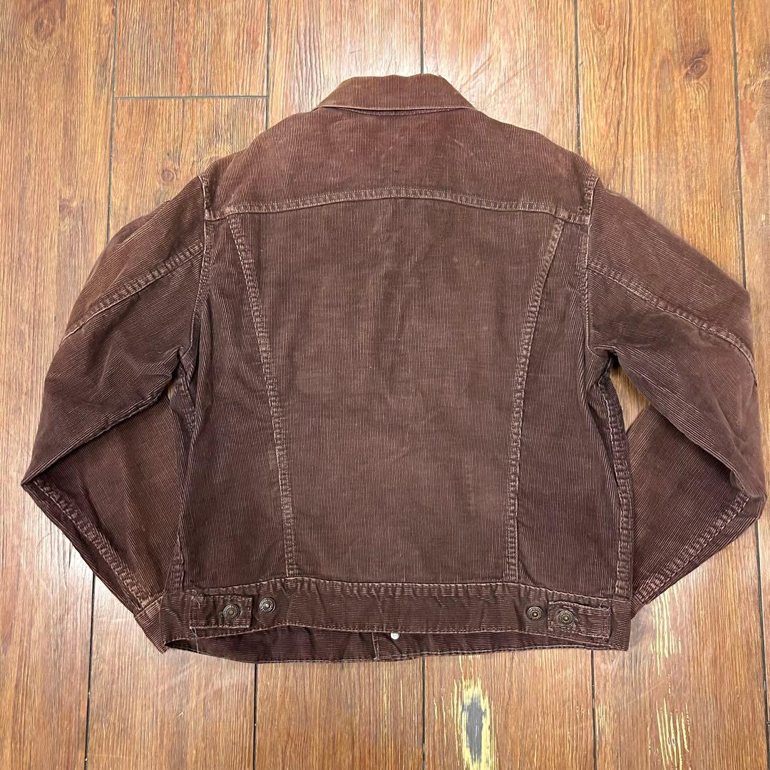 70s levis 70505 BIG-E コーデュロイジャケット 茶 42