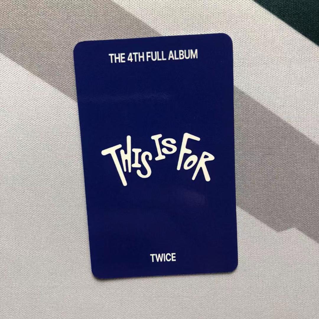 TWICE THIS IS FOR 韓国 事前収録 限定 サノク トレカ ツウィ