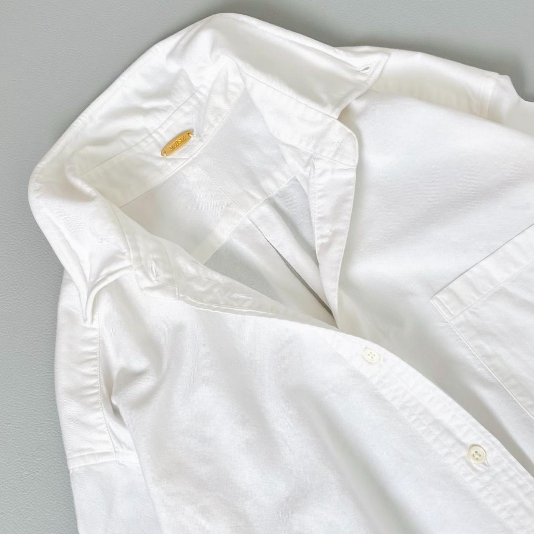 MUSE ドゥーズィエム クラス OXFORD BD シャツ ホワイト　綿 名品