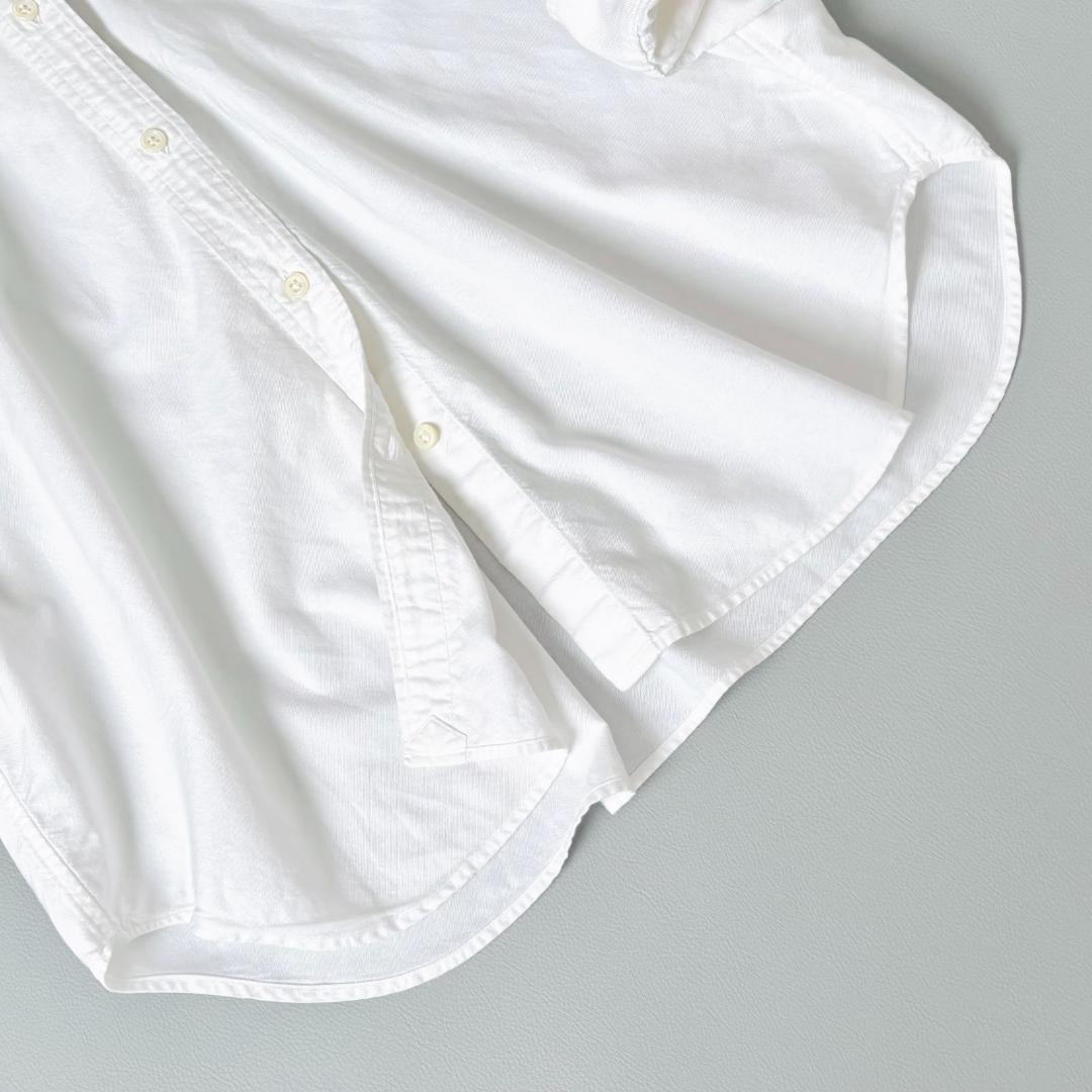 MUSE ドゥーズィエム クラス OXFORD BD シャツ ホワイト　綿 名品
