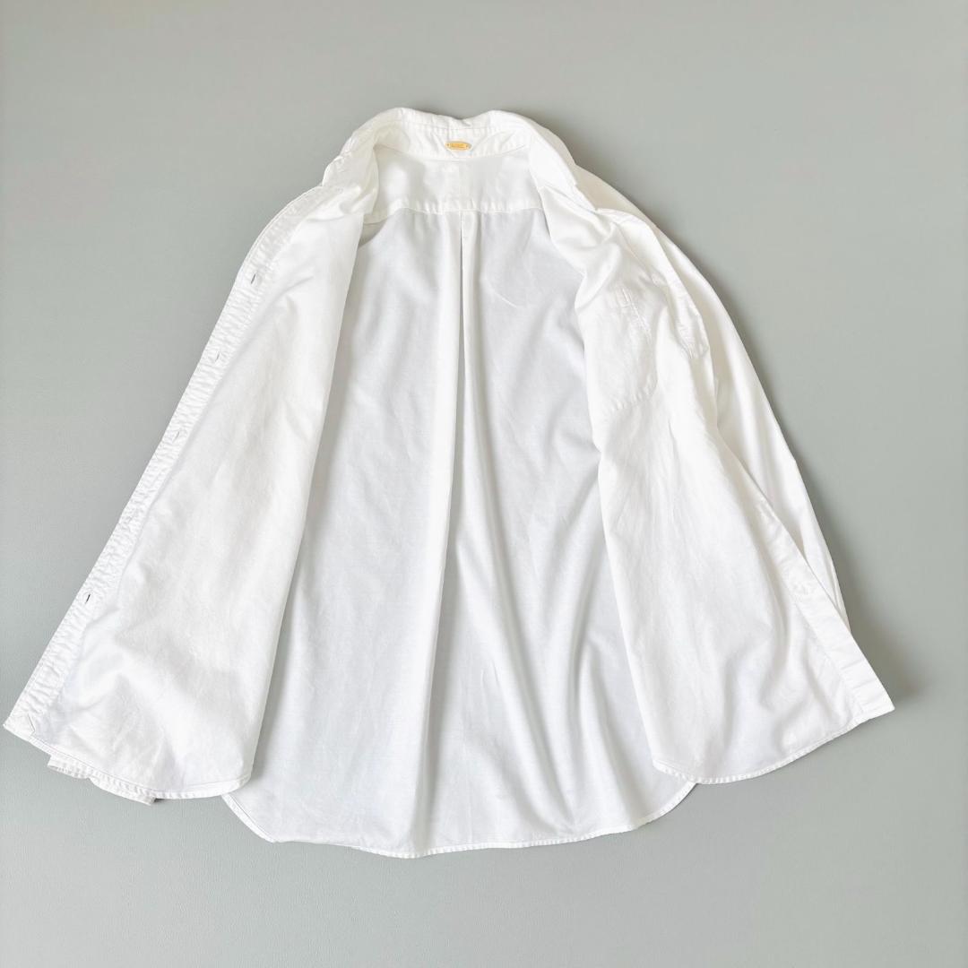 MUSE ドゥーズィエム クラス OXFORD BD シャツ ホワイト　綿 名品
