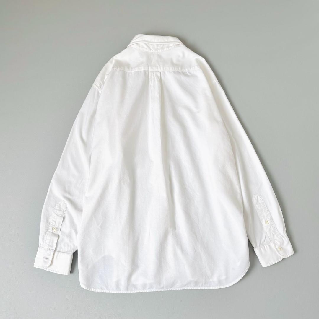 MUSE ドゥーズィエム クラス OXFORD BD シャツ ホワイト　綿 名品