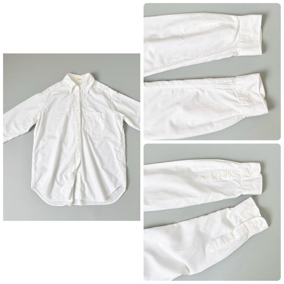 MUSE ドゥーズィエム クラス OXFORD BD シャツ ホワイト　綿 名品