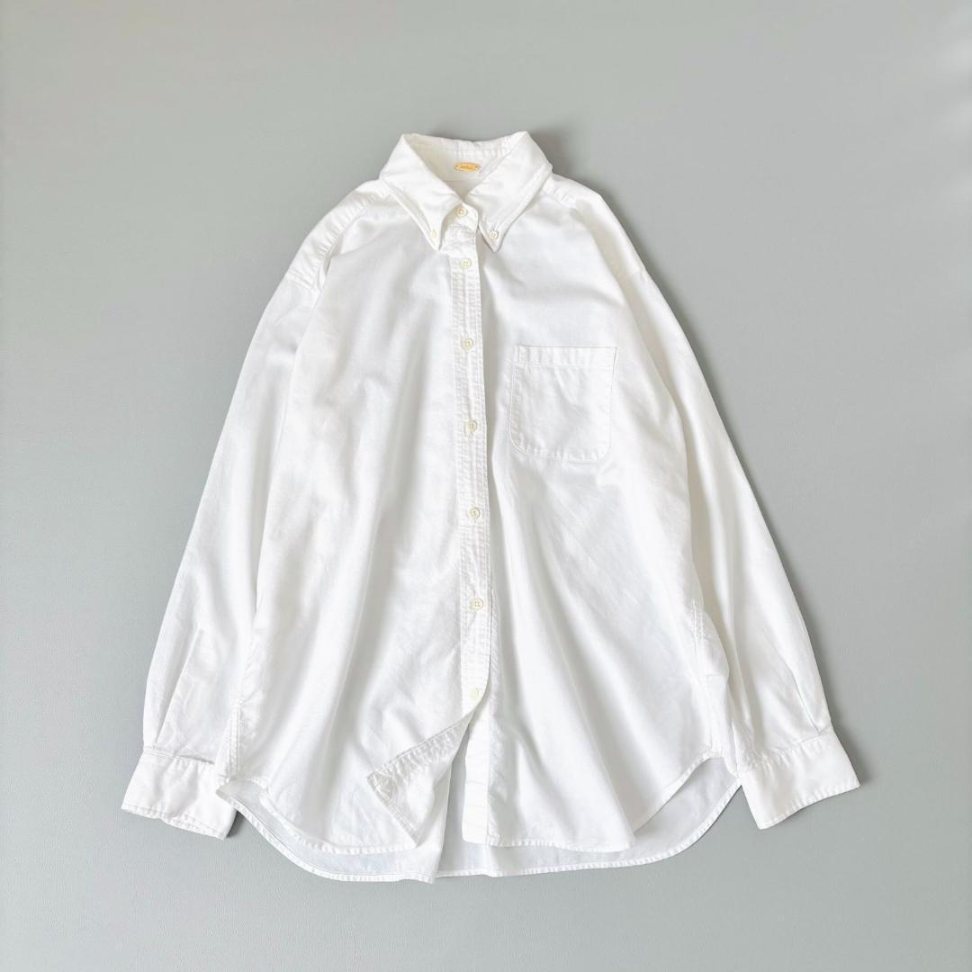 MUSE ドゥーズィエム クラス OXFORD BD シャツ ホワイト　綿 名品