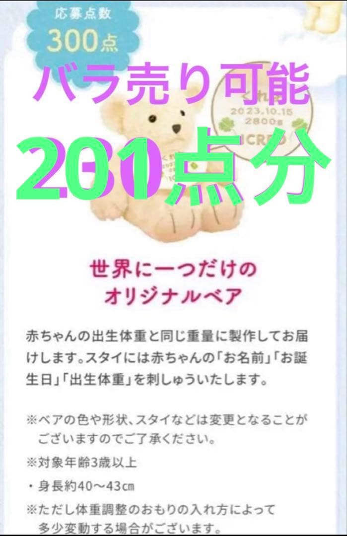 アイクレオポイント201点分
