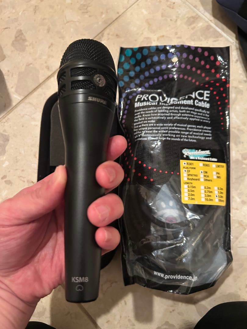 SHURE KSM8/B ボーカルマイク　MISIA