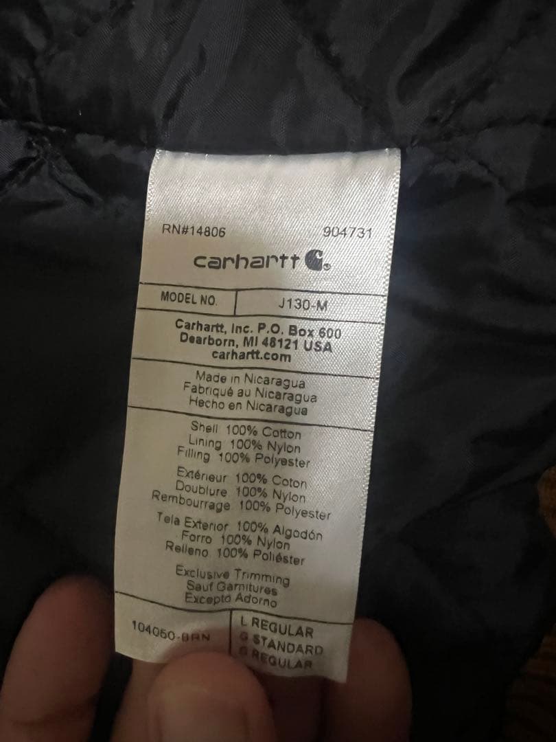 Carhartt ルーズフィットジャケット L