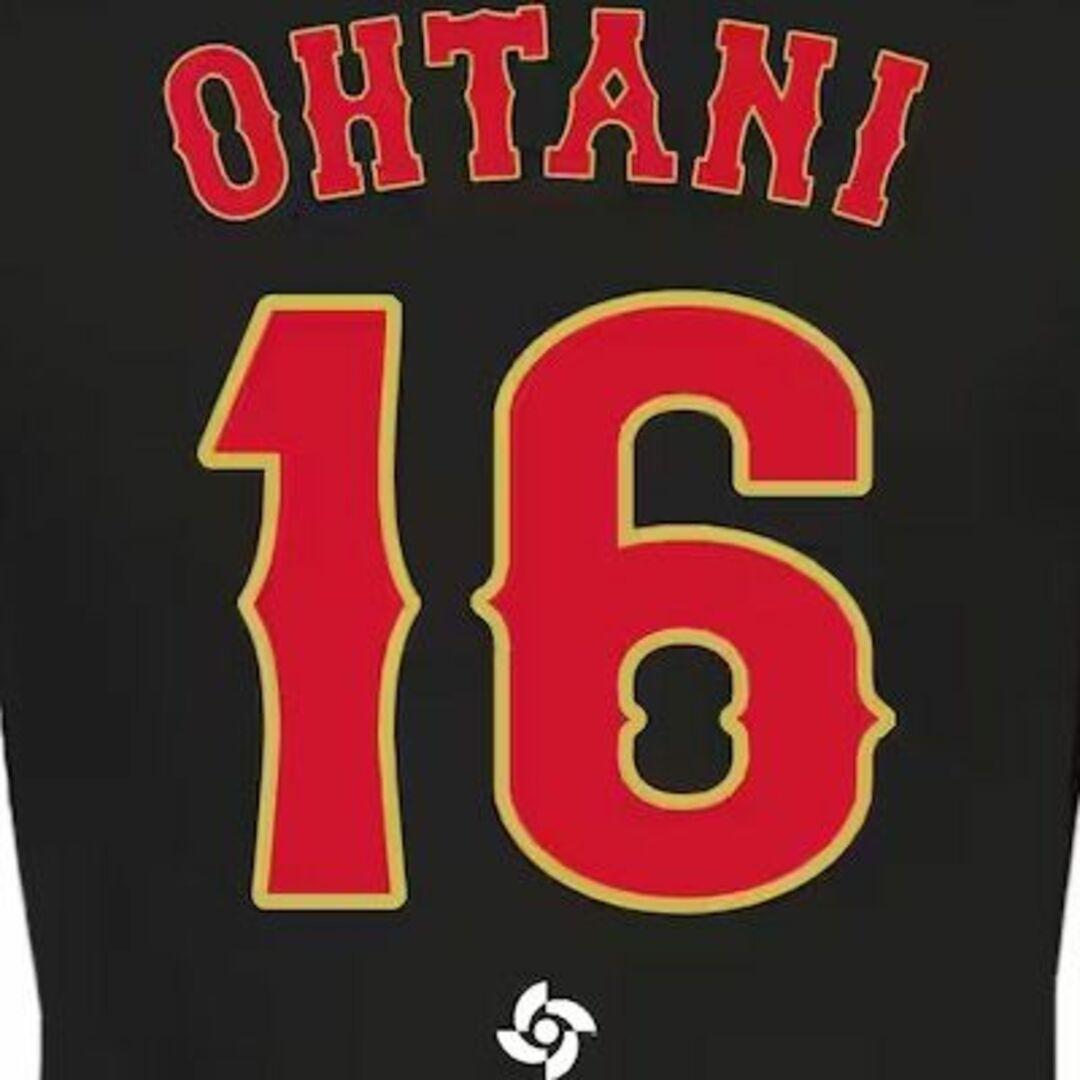 ユース（キッズ）大谷翔平 黒 2023 WBC ネーム&ナンバー Tシャツ Ｌ