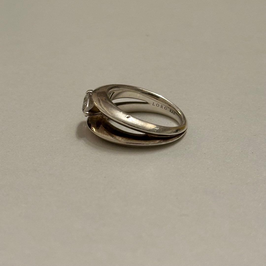 最終お値下げ　loro CZ ring #11 silver