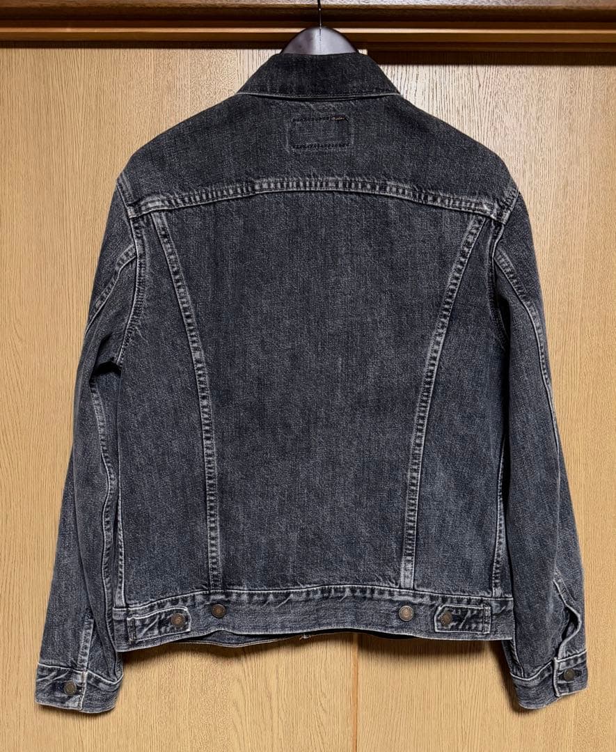 Levi's 70505 先染め ブラック デニムジャケット 40 90s