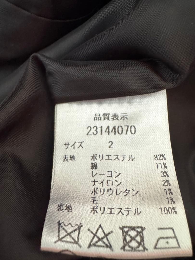 新品ダク付きapuweiser-riche ブラック ツイード ベスト