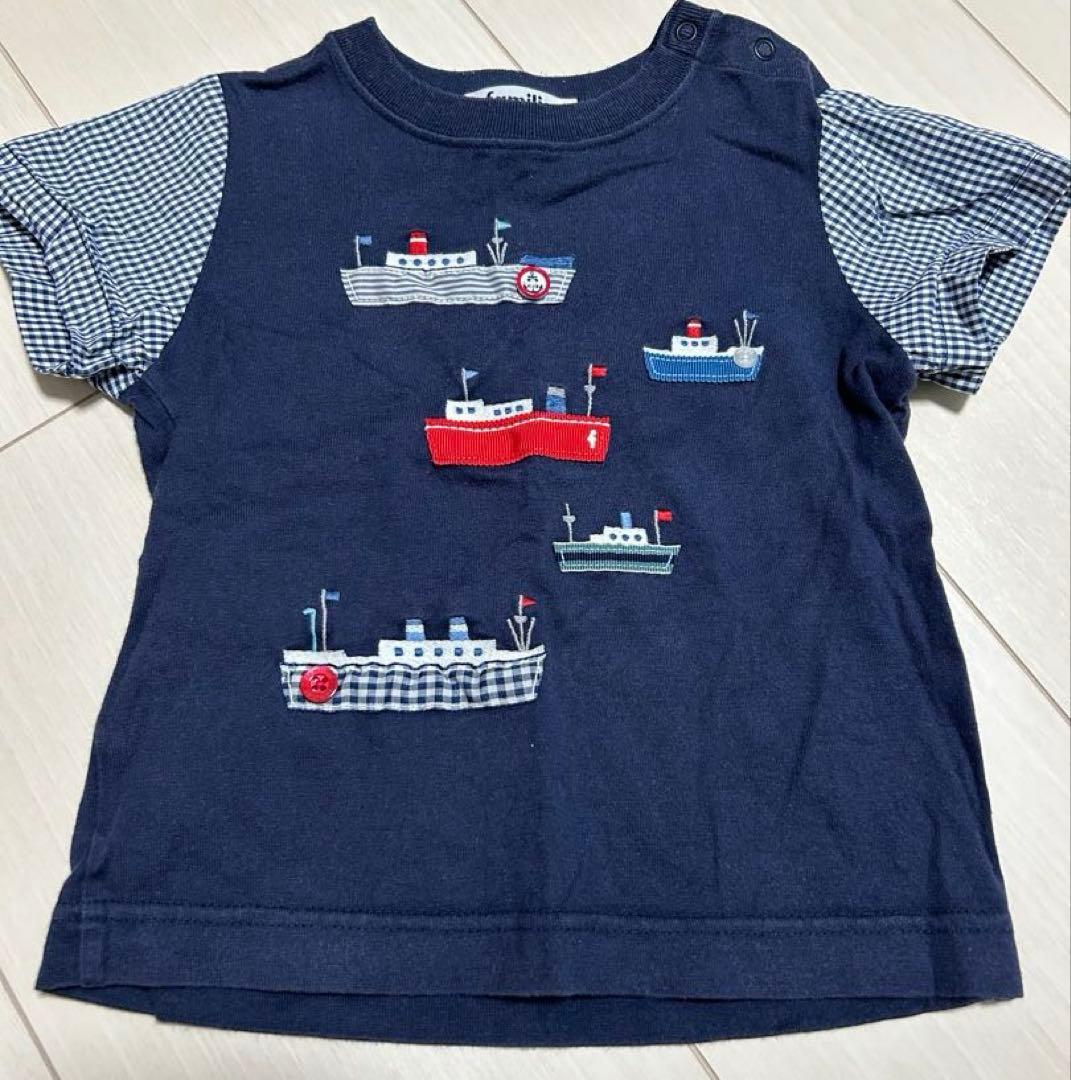 ファミリア　半袖　Tシャツ90㎝　まとめ売り　セット　ベビー服　トップス