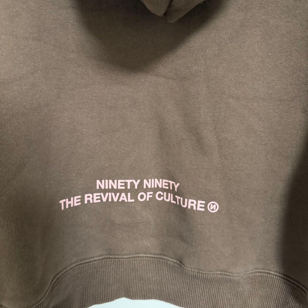 【極美品✨】9090 NINETY NINETY クロップドパカー ブラウン