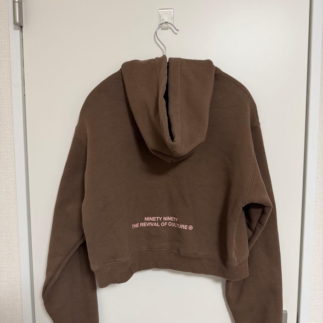 【極美品✨】9090 NINETY NINETY クロップドパカー ブラウン