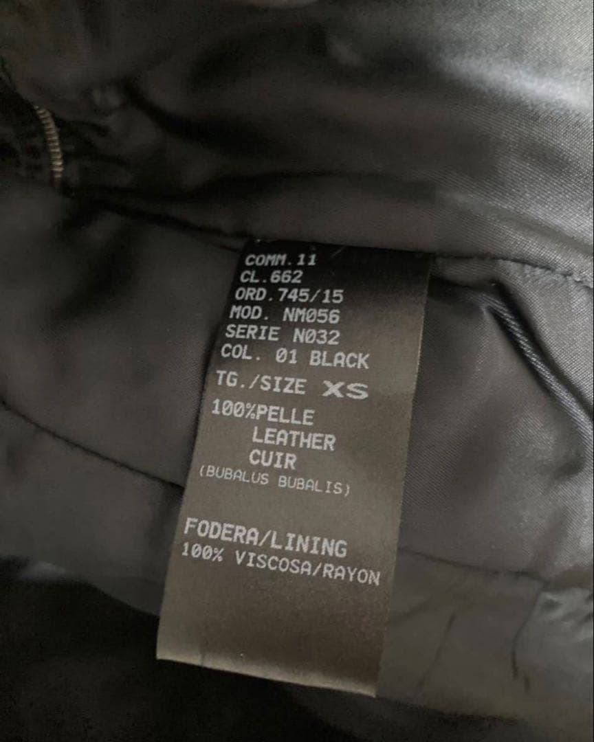 I*M様 大幅値下 NEIL BARRETT バッファローレザー XS ファー