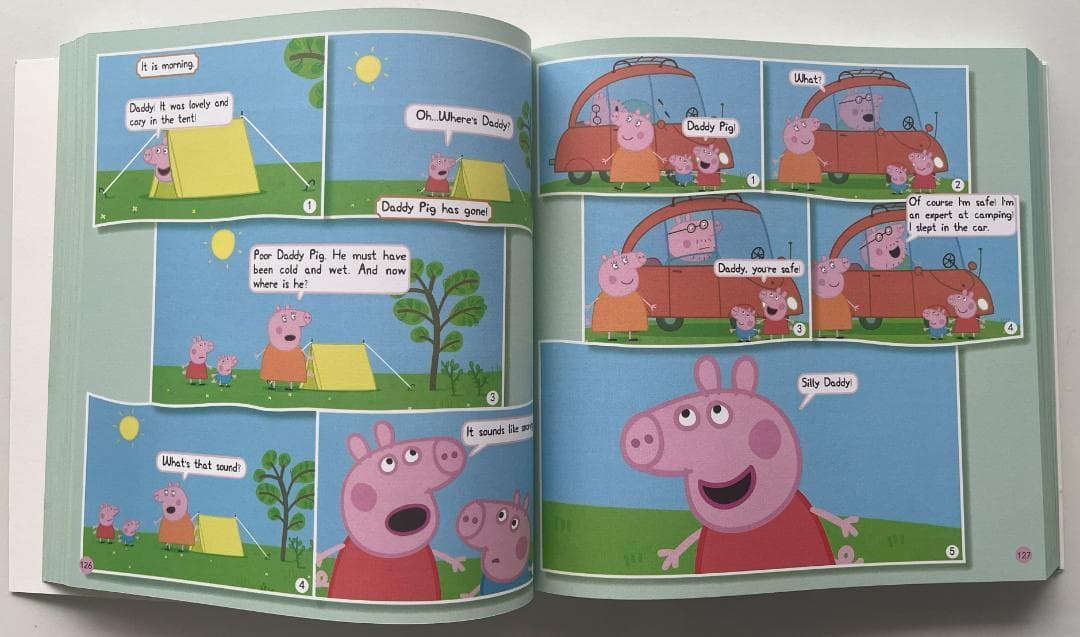 Peppa Pig ペッパピッグ漫画版シリーズ1 絵本2冊全冊音源付動画付　新品