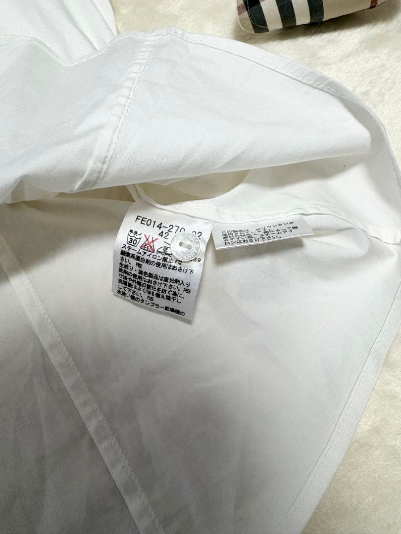 BURBERRYLONDONバーバリーロンドン 長袖シャツ ノバチェック 42