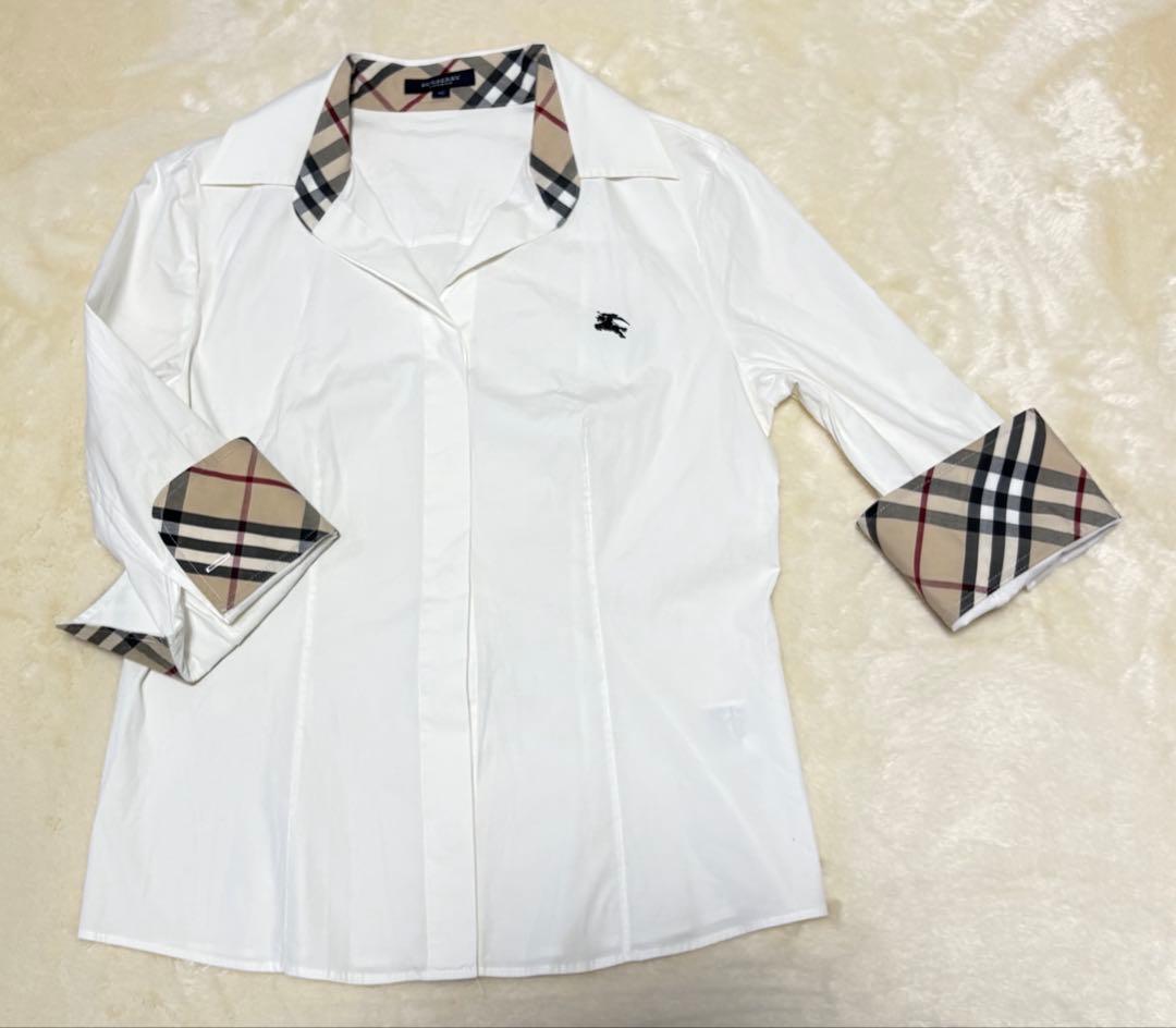 BURBERRYLONDONバーバリーロンドン 長袖シャツ ノバチェック 42