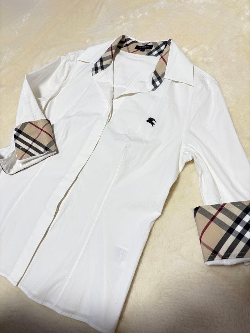 BURBERRYLONDONバーバリーロンドン 長袖シャツ ノバチェック 42