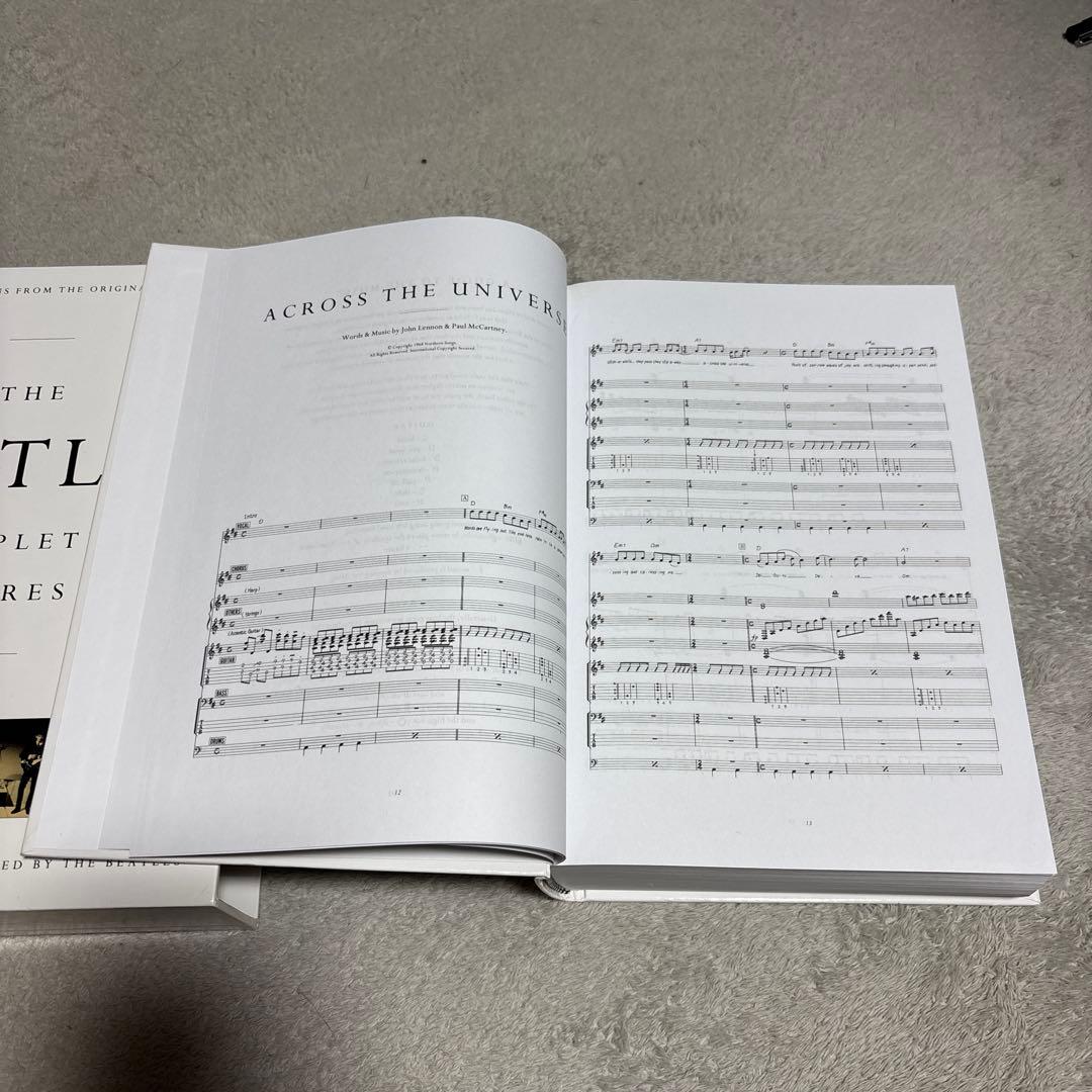 【美品】ビートルズ コンプリートスコア 全曲集 楽譜