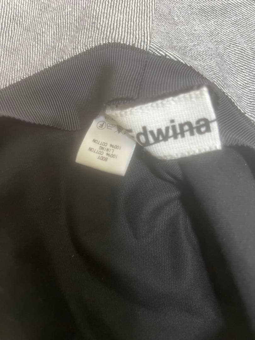 帽子 Rare Edwina Horl Dark Cotton Bucket Hat