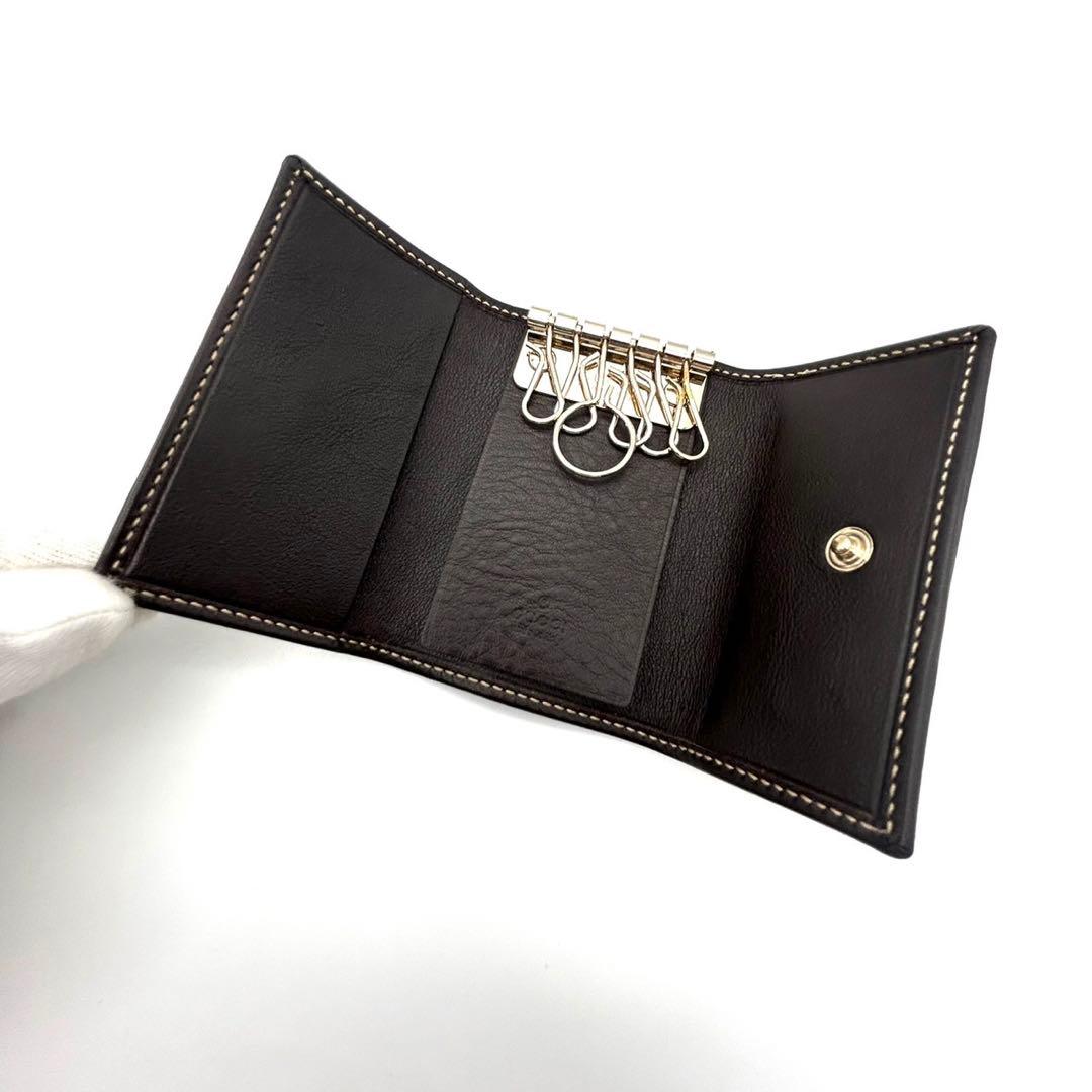 GUCCI キーケース GGキャンバス レザー ハート インターロッキング