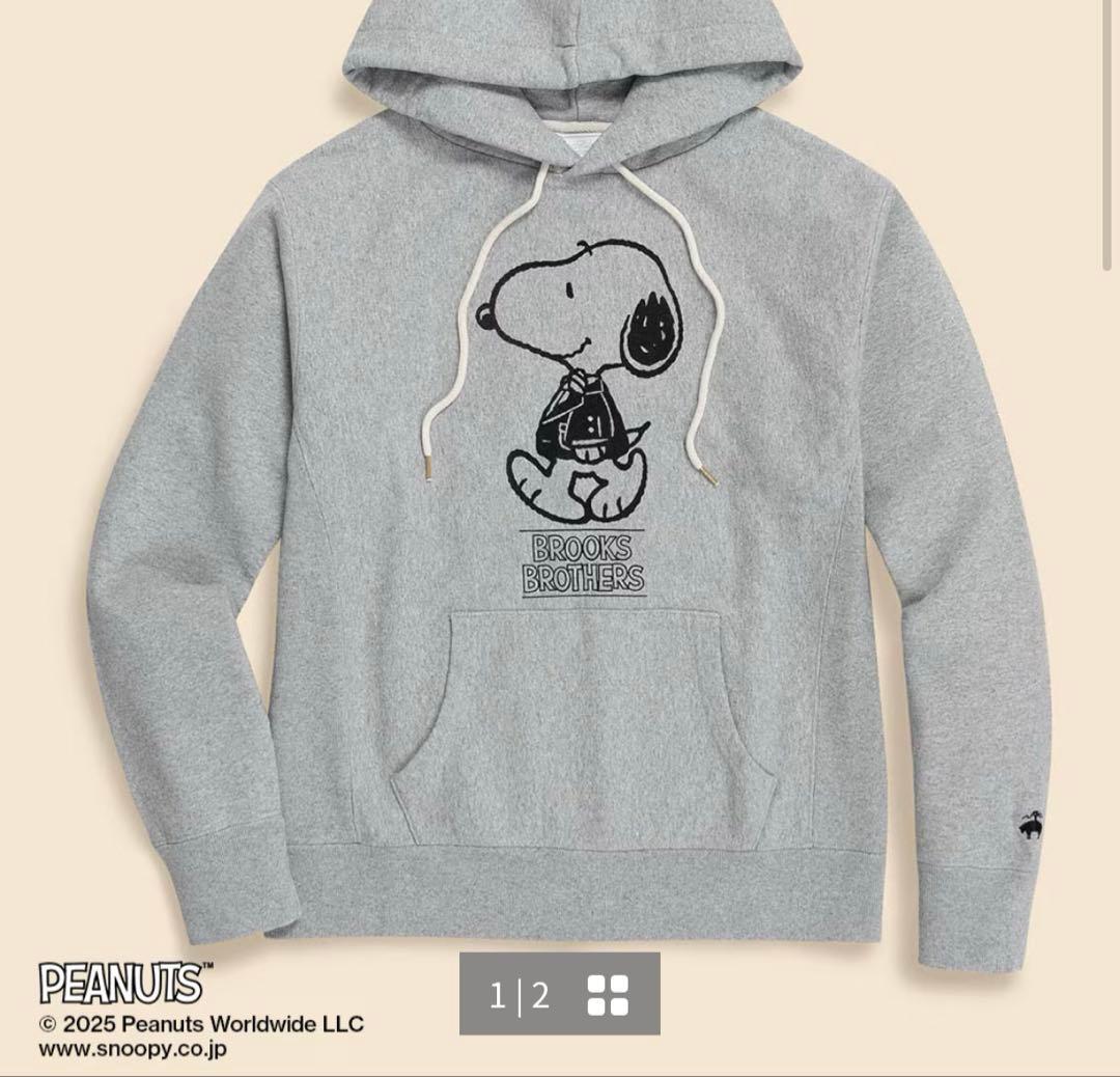 Brooks Brothers × PEANUTS スヌーピーパーカー Sサイズ