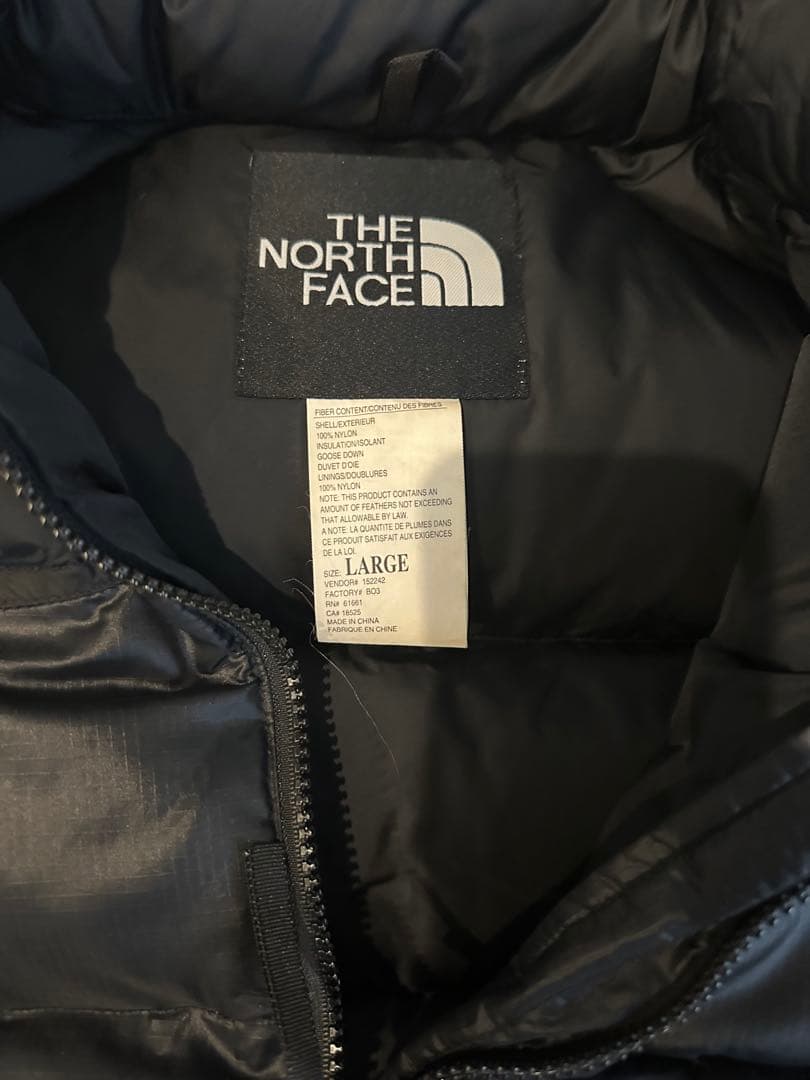 【美品】THE NORTH FACE ブラック ダウンベスト L