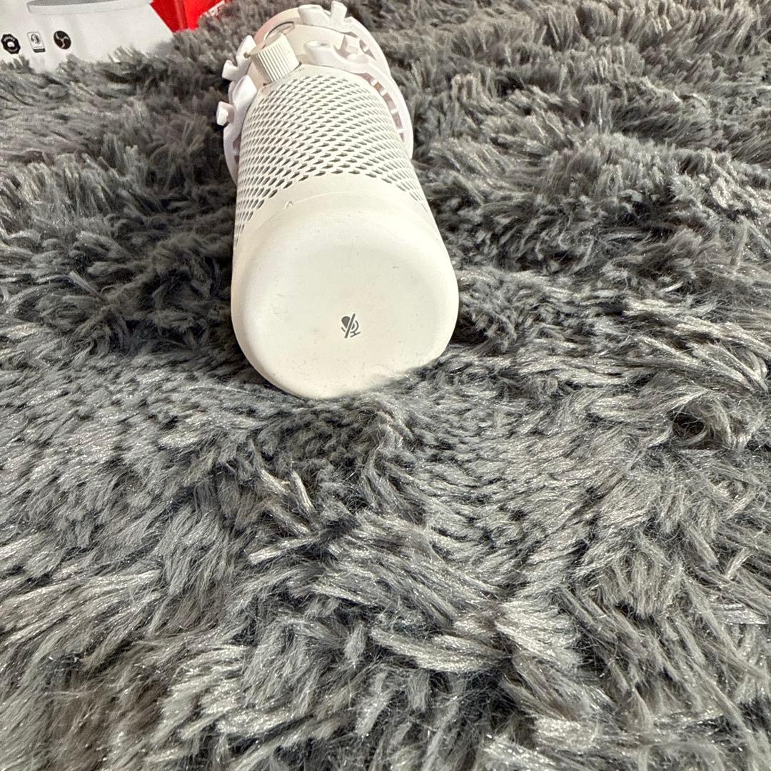 HyperX QuadCast S - USBマイク ホワイト 箱付き