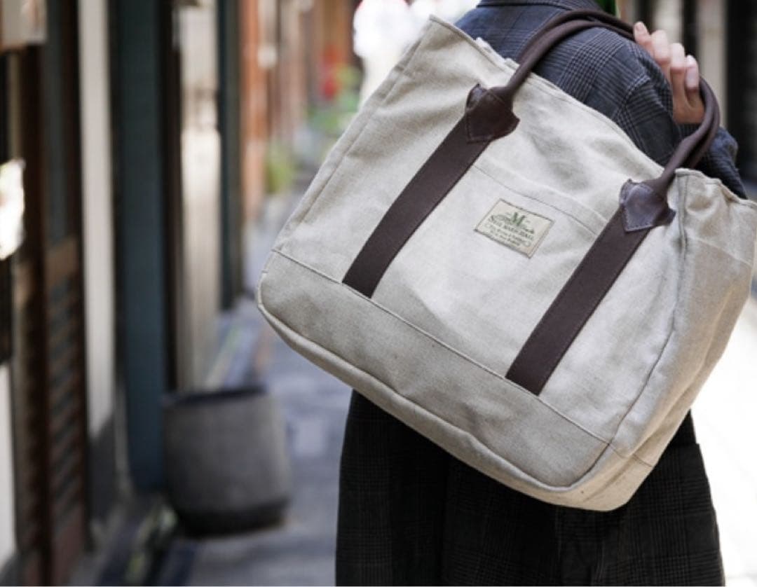 SEIL MARSCHALL リネン　レザー　トートバッグ　新品未使用