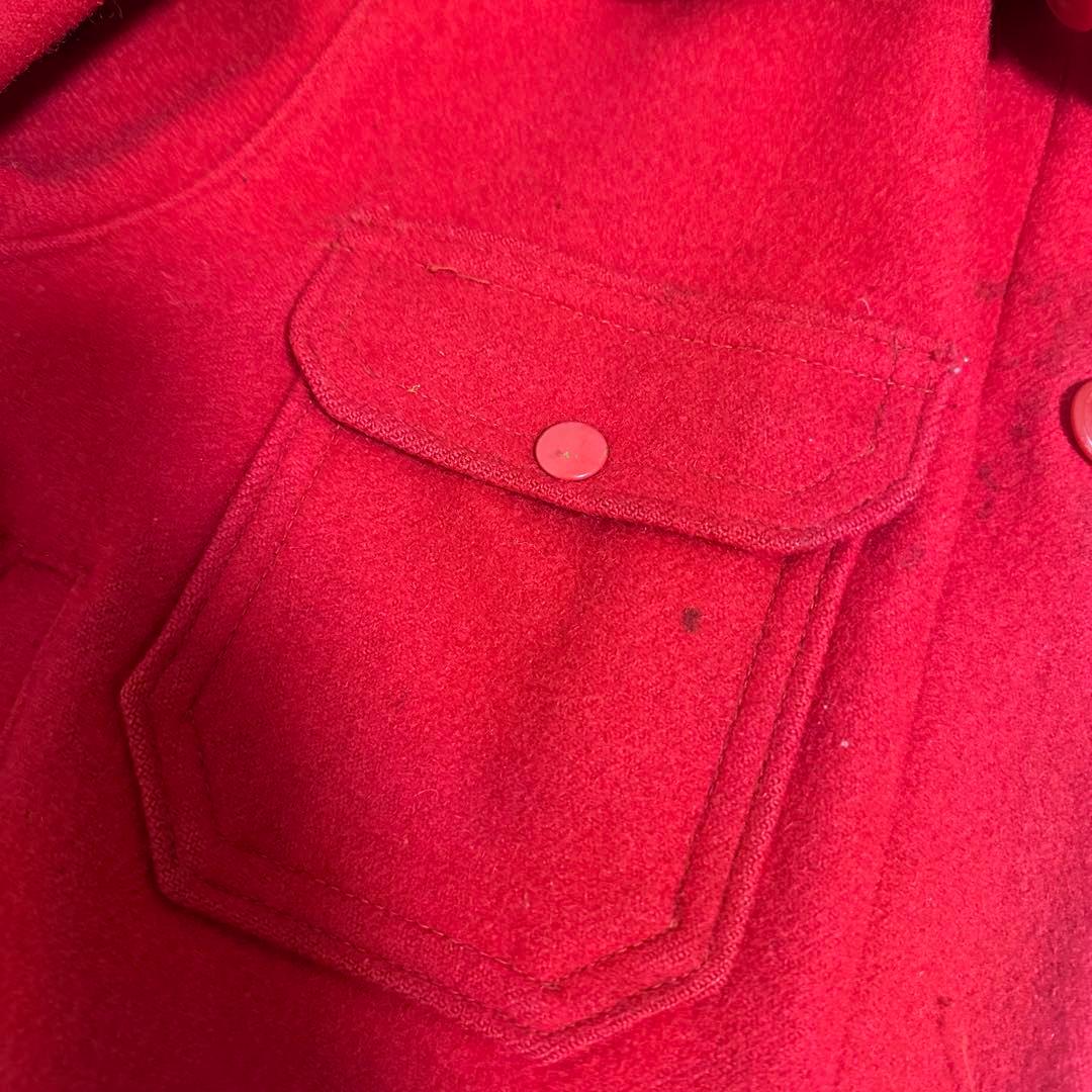 古着　Woolrich ウールジャケット 40 レッド
