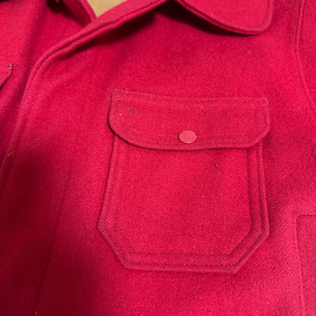 古着　Woolrich ウールジャケット 40 レッド