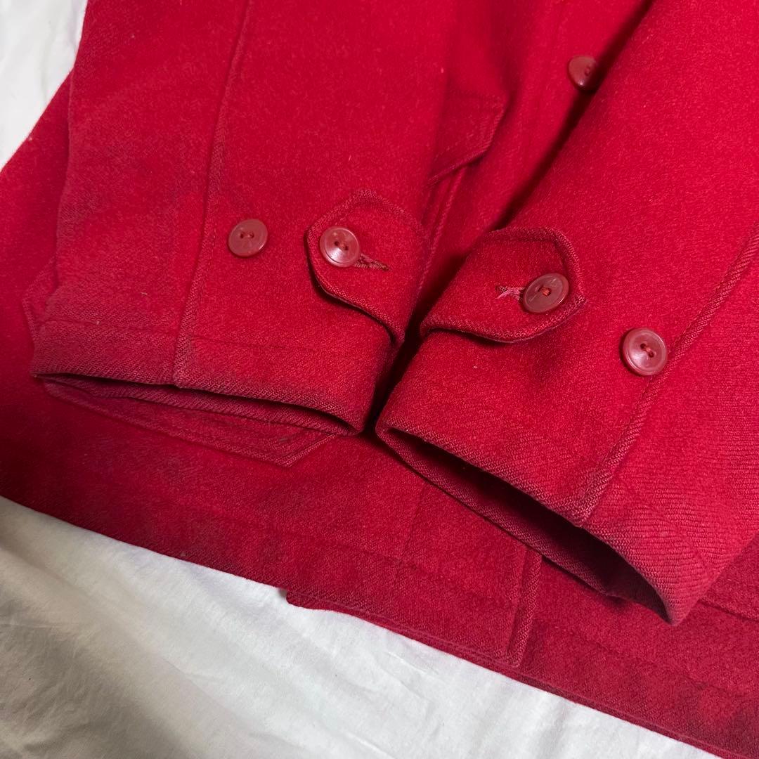 古着　Woolrich ウールジャケット 40 レッド