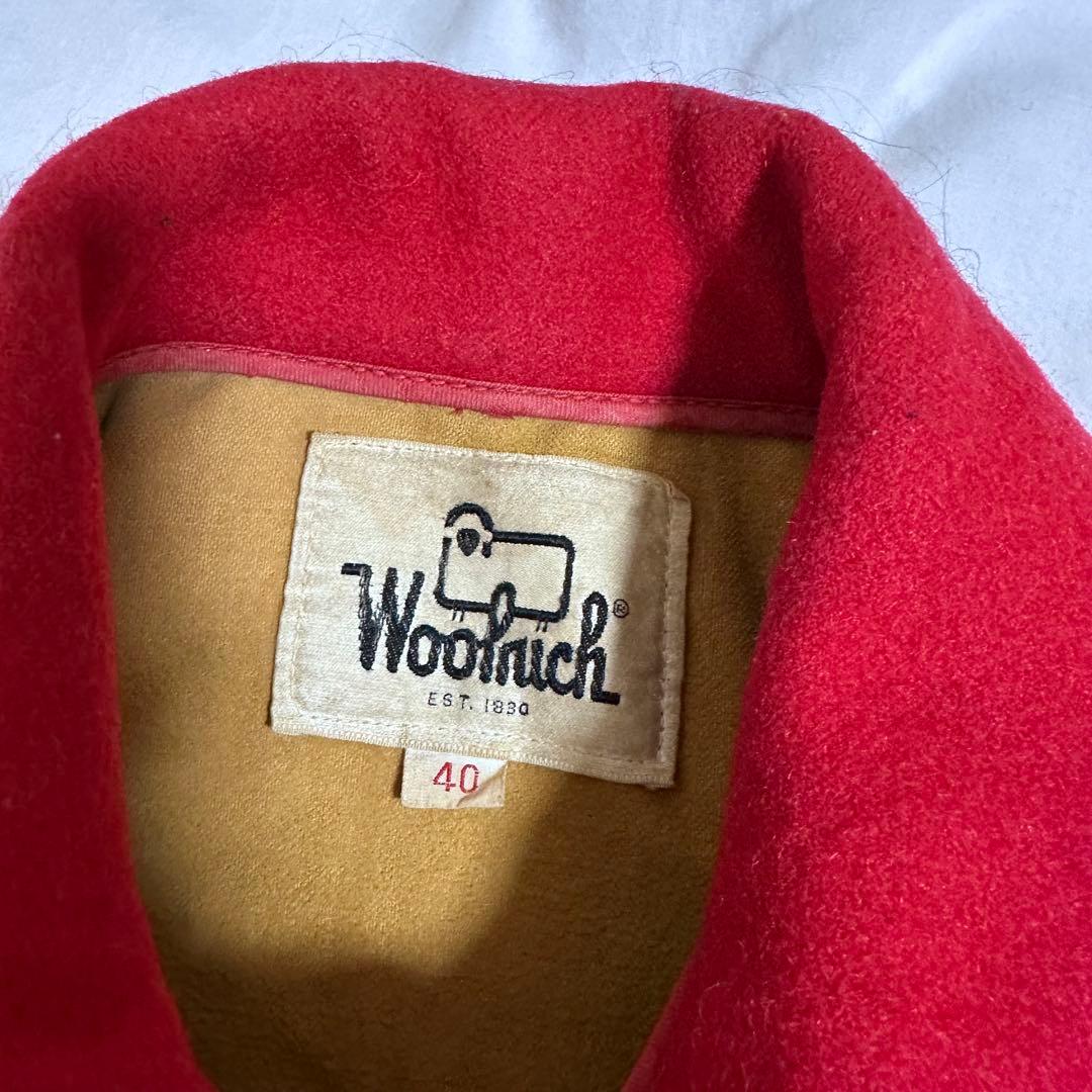 古着　Woolrich ウールジャケット 40 レッド