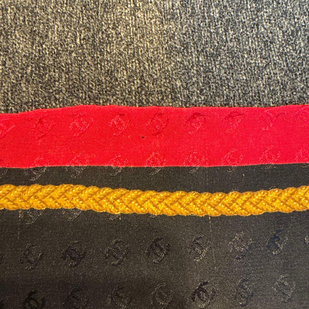 CHANEL シャネル ココマーク 大判 シルク スカーフ ストール イタリア製